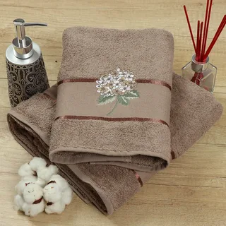 خرید جدیدترین انواع حوله دستی گلدوزی شده